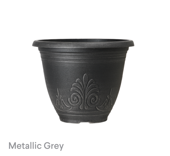 image of Metallic Grey Inverted Laurel