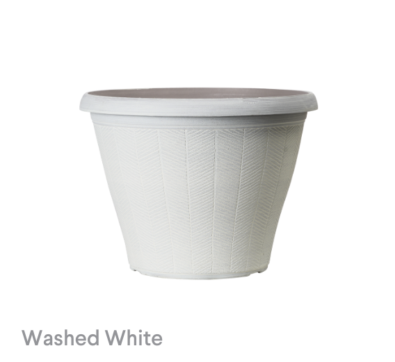 image of Washed White Herringbone