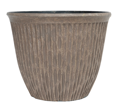 image of faux leather brooklyn planter