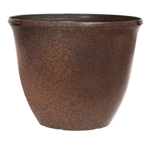 image of clay rust sadie planter
