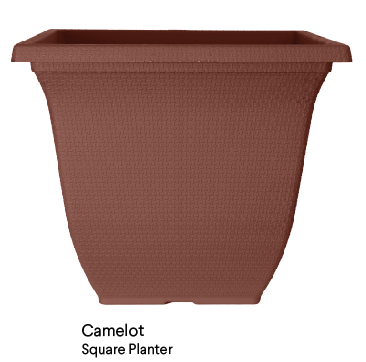 image camelot square planter