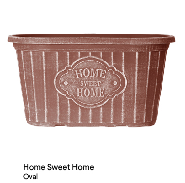 image of home sweet home oval planter