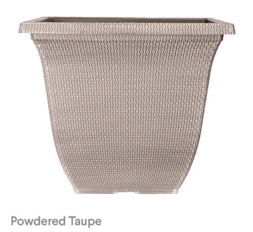 image of powdered taupe camelot planter