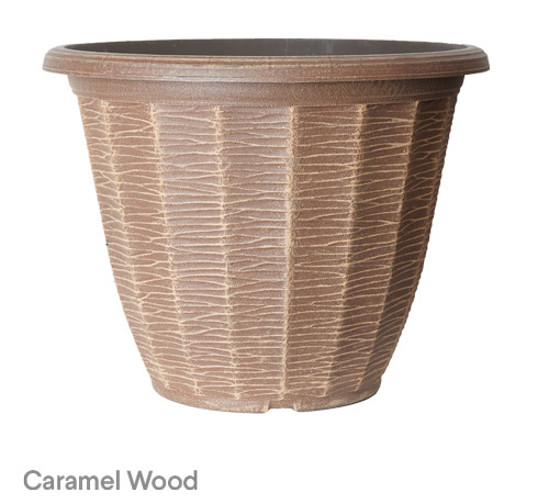 image of riverstone carmel wood planter
