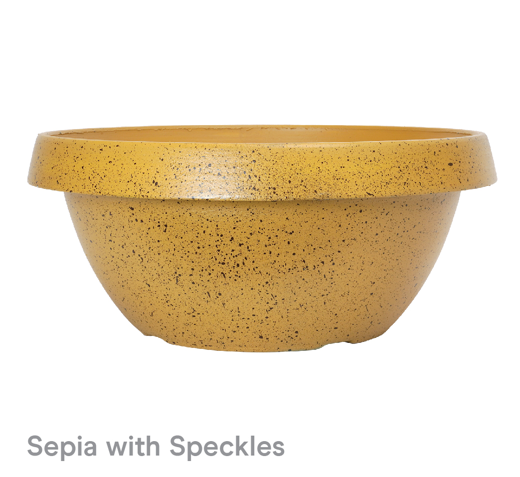 image of Sepia with Speckles Cove planter