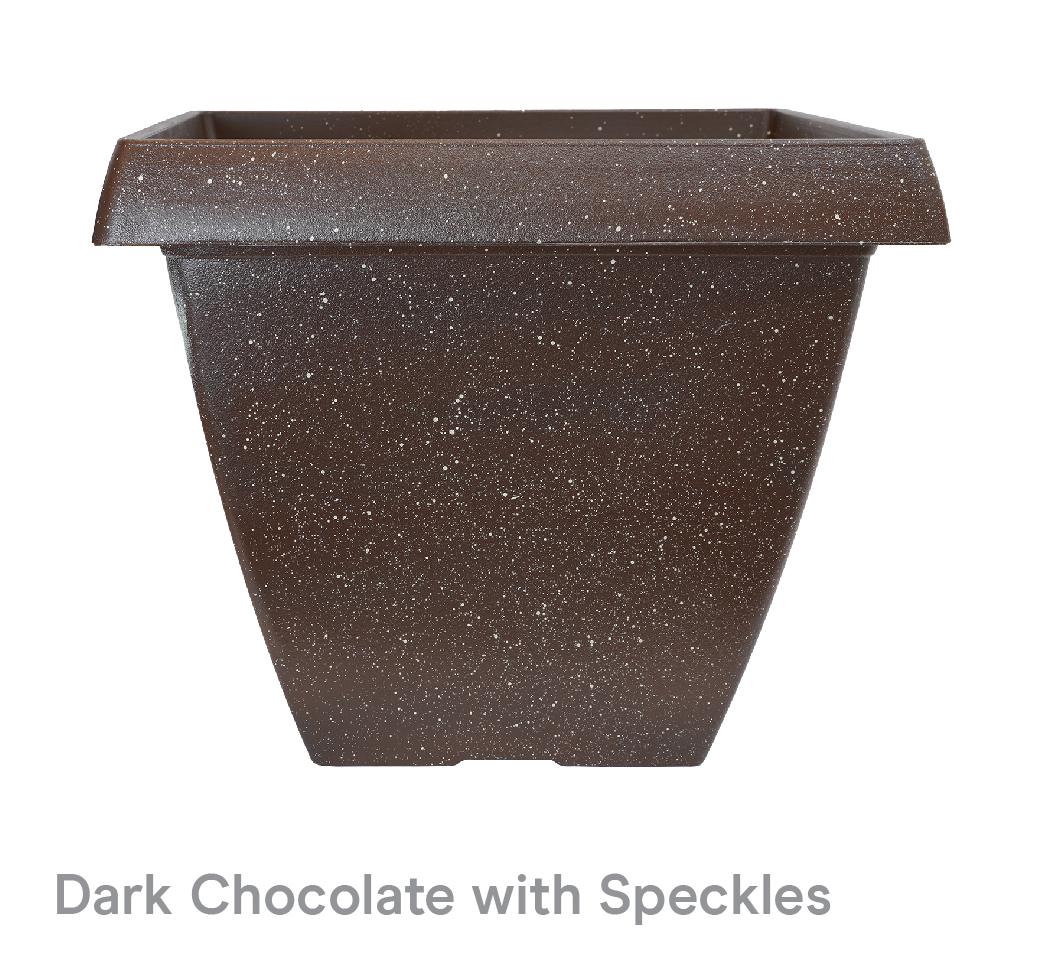 image of Dark chocolate with Speckles Cove planter