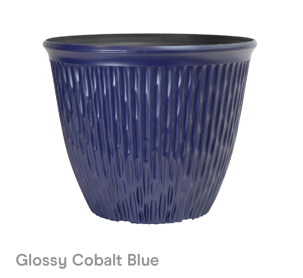 image of Glossy Cobalt Blue Brooklyn Planters