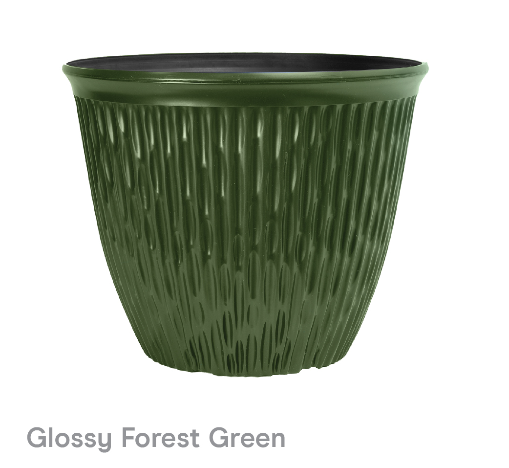 image of Glossy Forest Green Brooklyn Planters