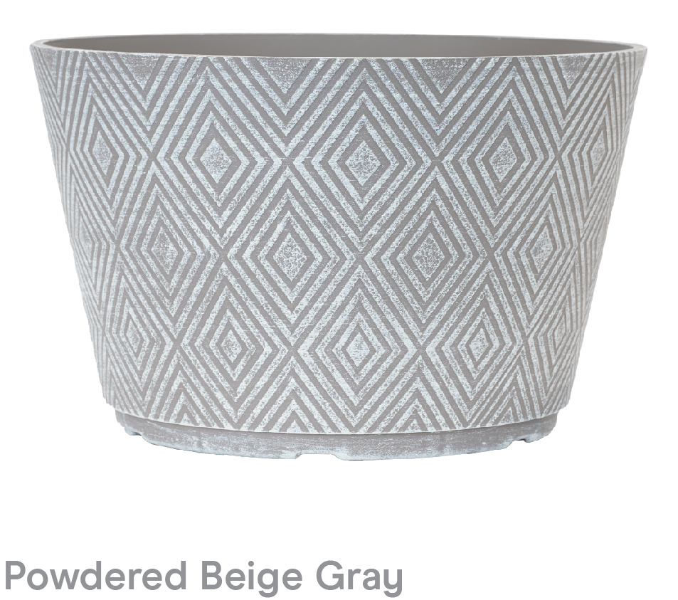image of Powdered beige gray sorrento bowl