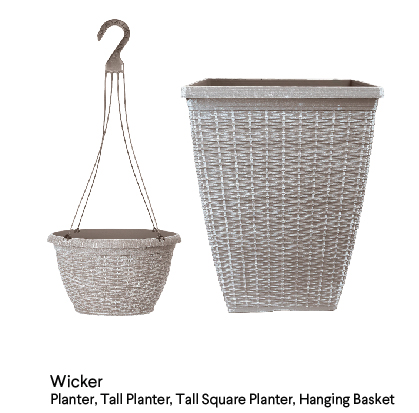 image of Wicker planter