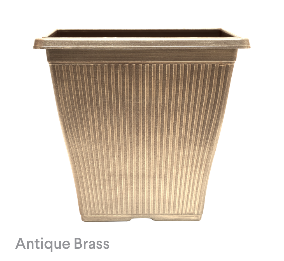 image of Antique Brass Vertical Planters