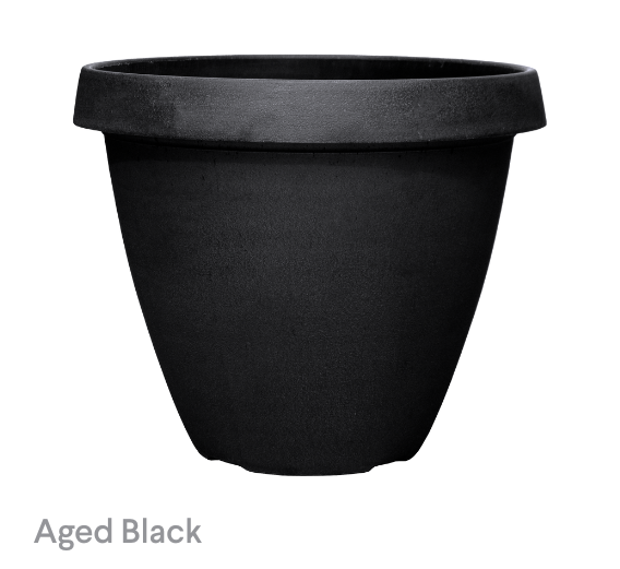 image of Aged Black Cove Planters