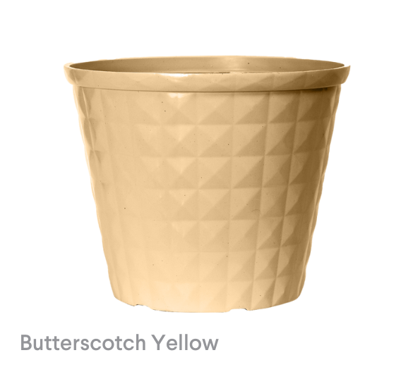 image of Bentley Butterscotch Yellow Planter