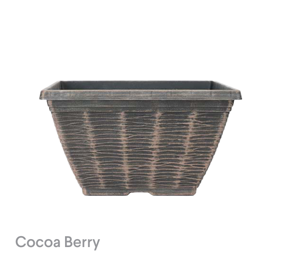 image of Cocoa Berry Riverstone planter