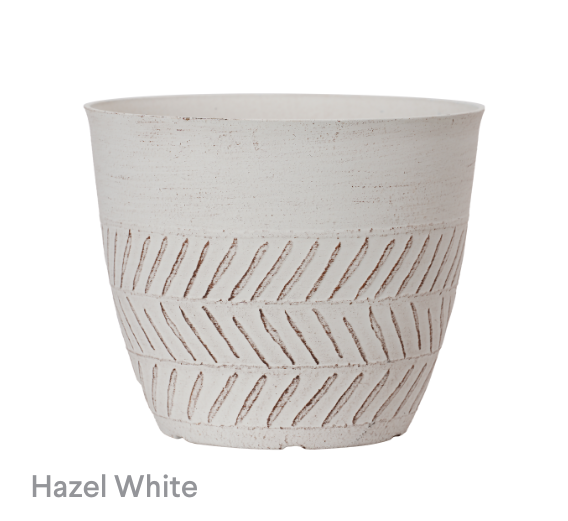 image of Hazel White Keke planter