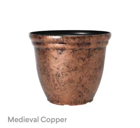 image of Medieval Copper Cornwall planter