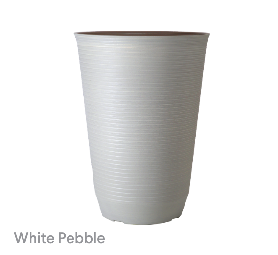 image of White Pebble Cylinder Bowl