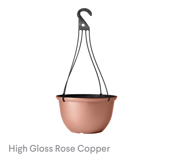 image of High Gloss Rose Copper Wallace Planters