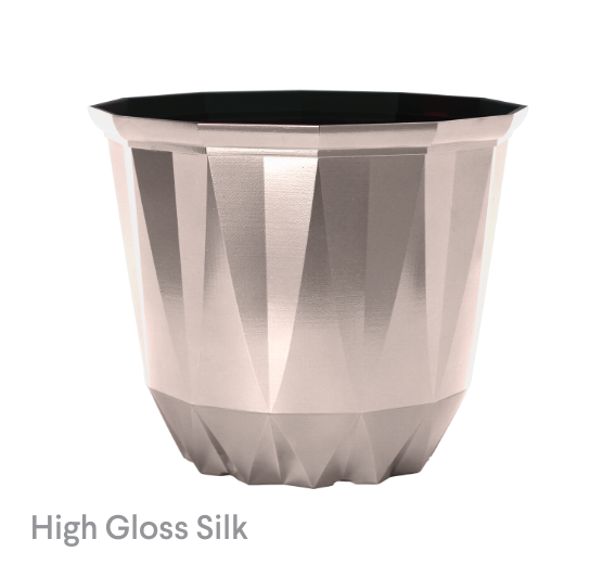image of High Glass Gold Wallace Planters