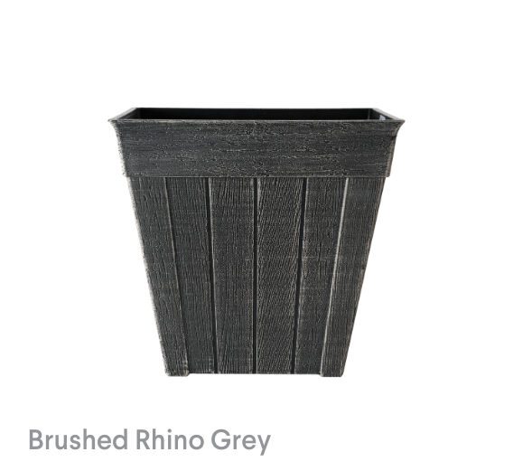 image of Brushed Rhino Grey Riverstone Planter