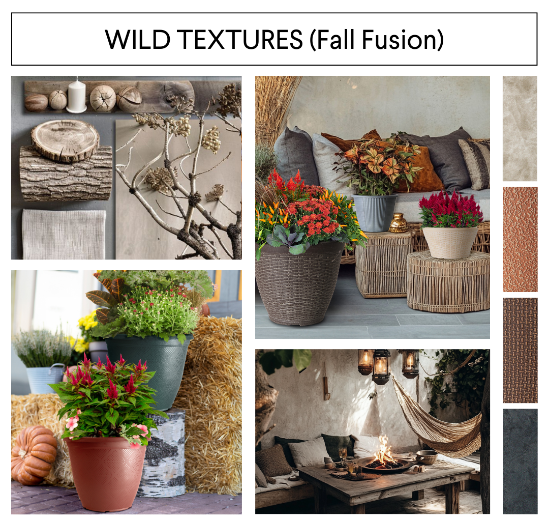 image of colorful pots that links to  Wild Textures page