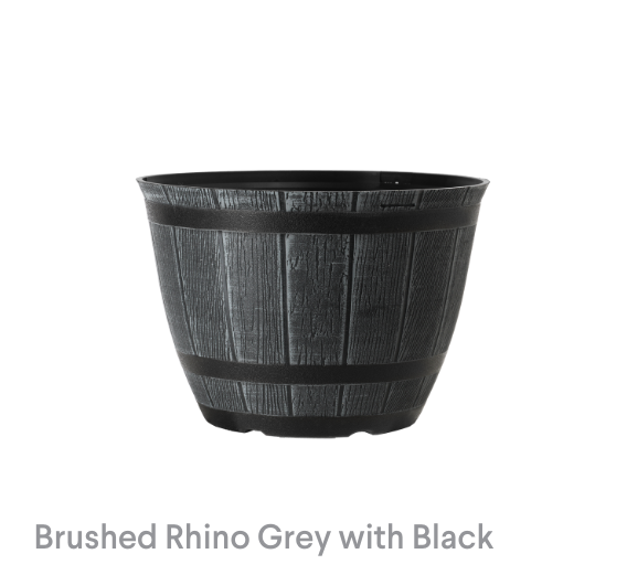 image of Shaded Taupe Riverstone Planter